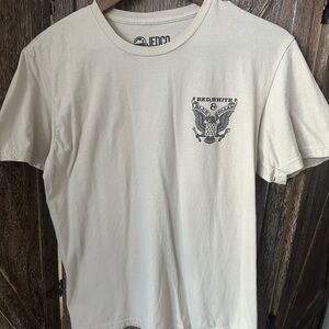 Cream Graphic T-Shirt for Men